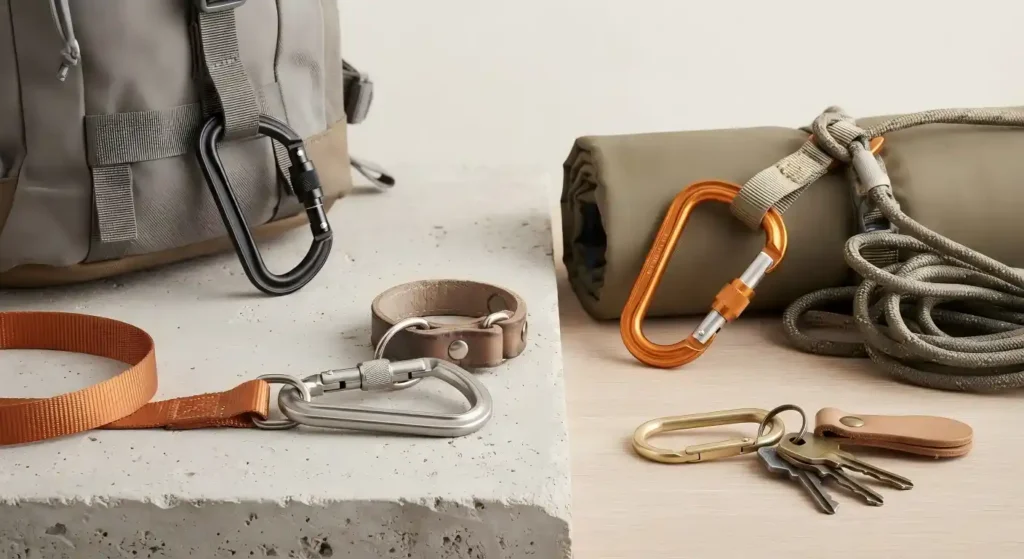 multiple carabiners