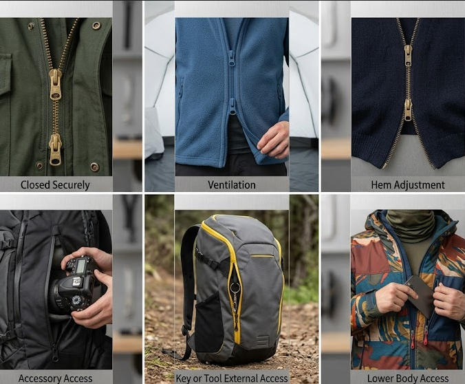 Applications of Two-way Zippers