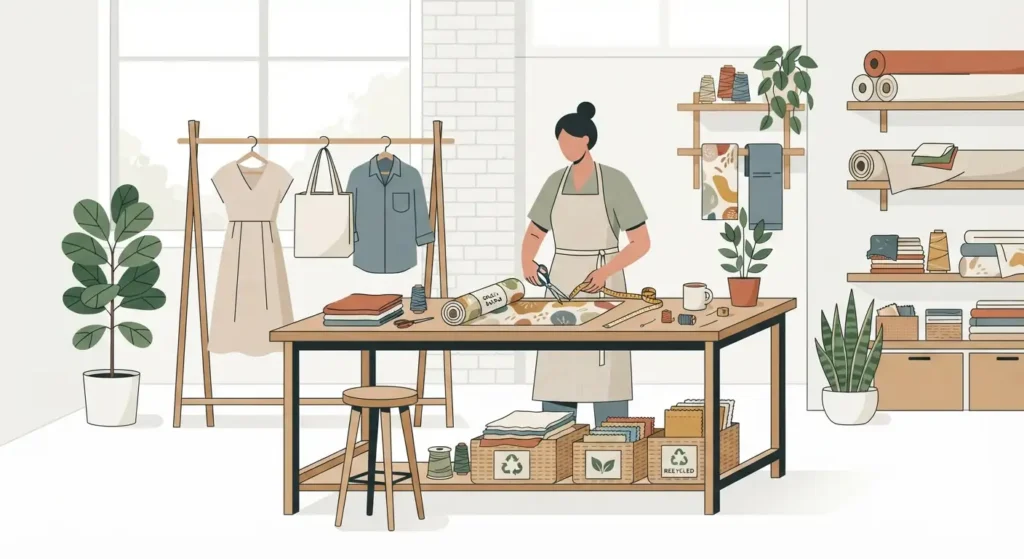 small-batch textile production