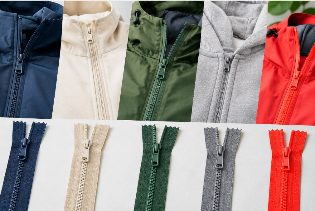 Match Plastic Zipper Colors With Garment Designs