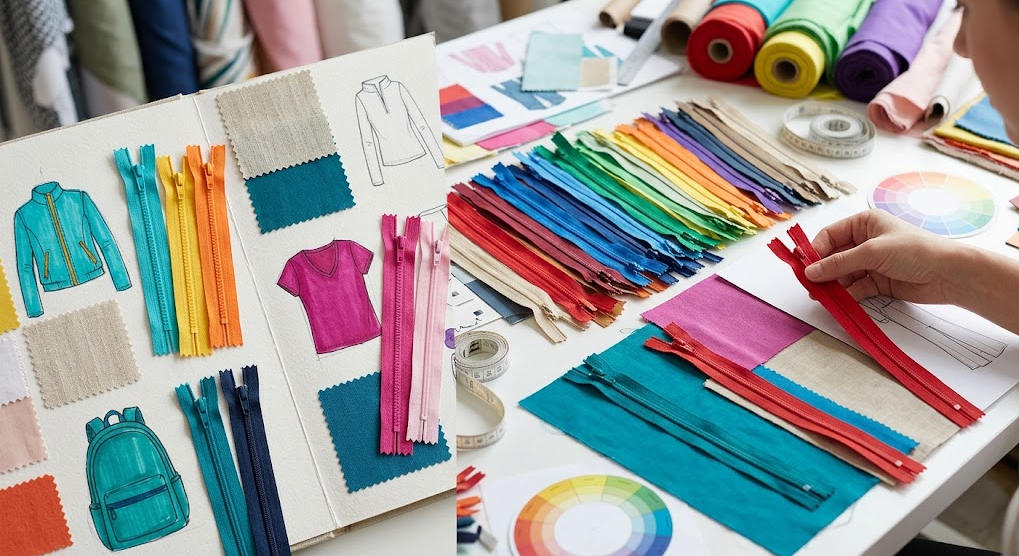 Matching Plastic Zipper Colors With Garment Designs