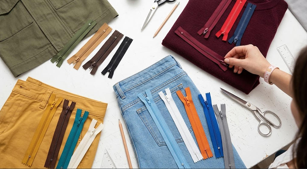 Matching Plastic Zipper Colors With Garments
