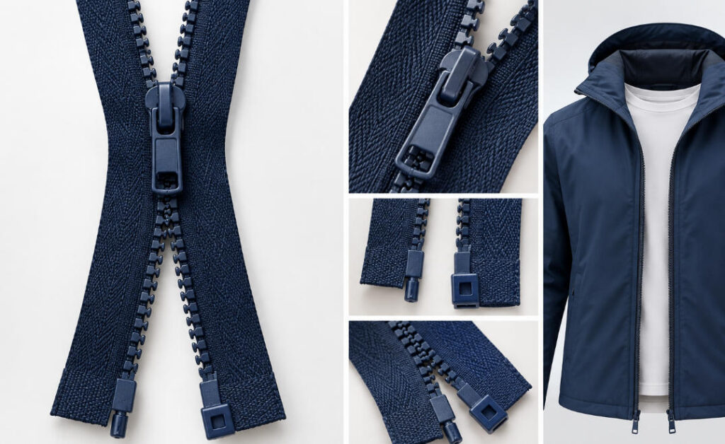 Open-end Zippers